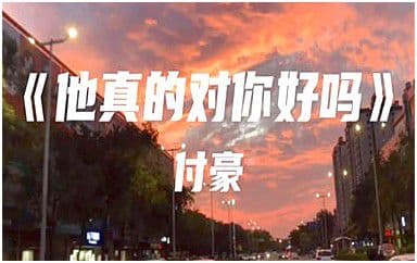 他真的对你好吗吉他谱_付豪_C调原版