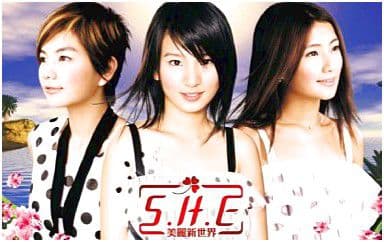 美丽新世界吉他谱_S.H.E_C调指法扫弦版